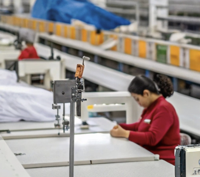Cut and sew manufacturer for apparel brands — pattern making, grading, sewing and finishing in-house. MOQ 50 pieces, free tech pack, samples in 7-10 days.