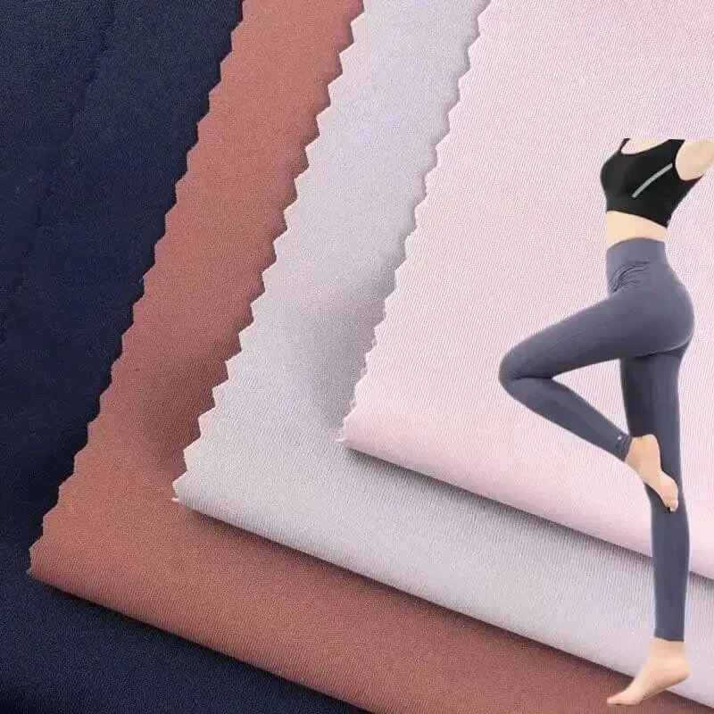 Custom women's leggings manufacturer for fitness brands in the USA & Europe. Squat-proof nylon-spandex, 200–260 GSM, MOQ from 50 pieces, free design & mockups.