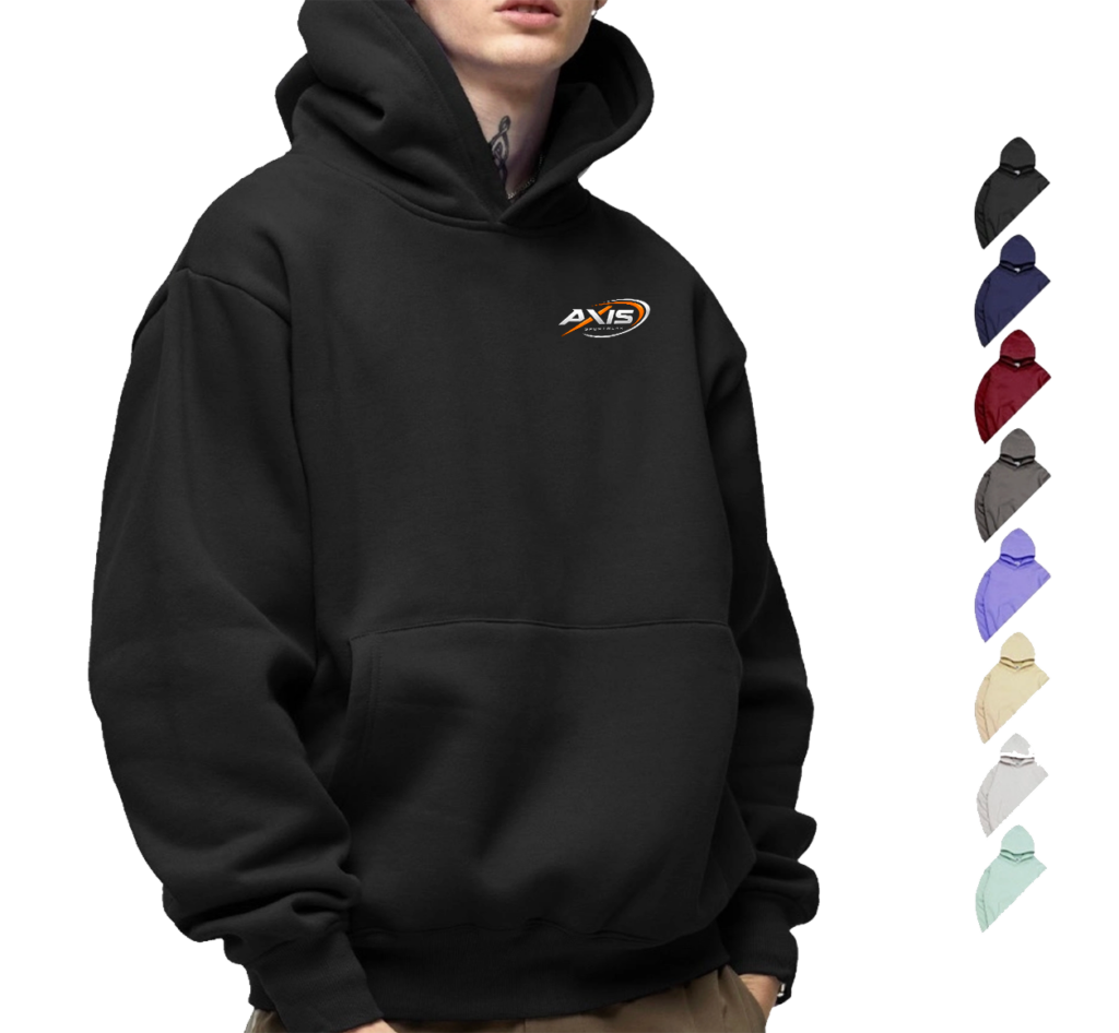 Custom hoodie manufacturer for fitness and sports brands in the USA & Europe. French terry & fleece, 300–380 GSM, MOQ from 50 pieces, free design & mockups.