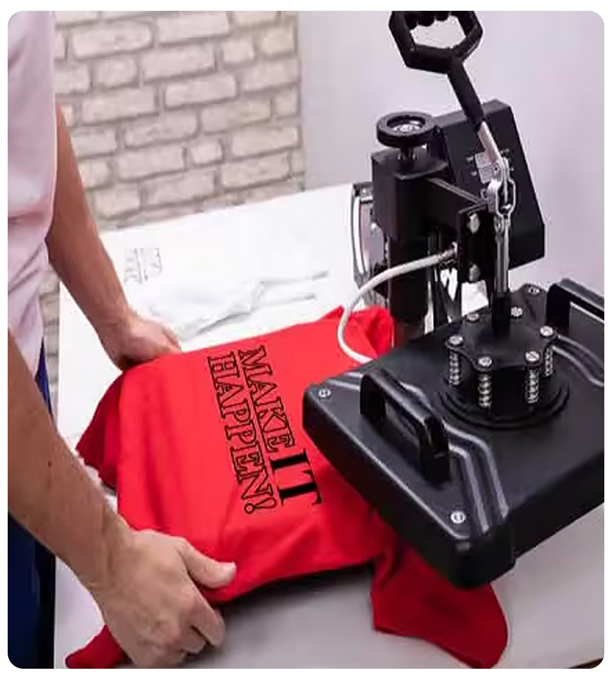 Heat transfer printing of player name and number on custom sports uniform