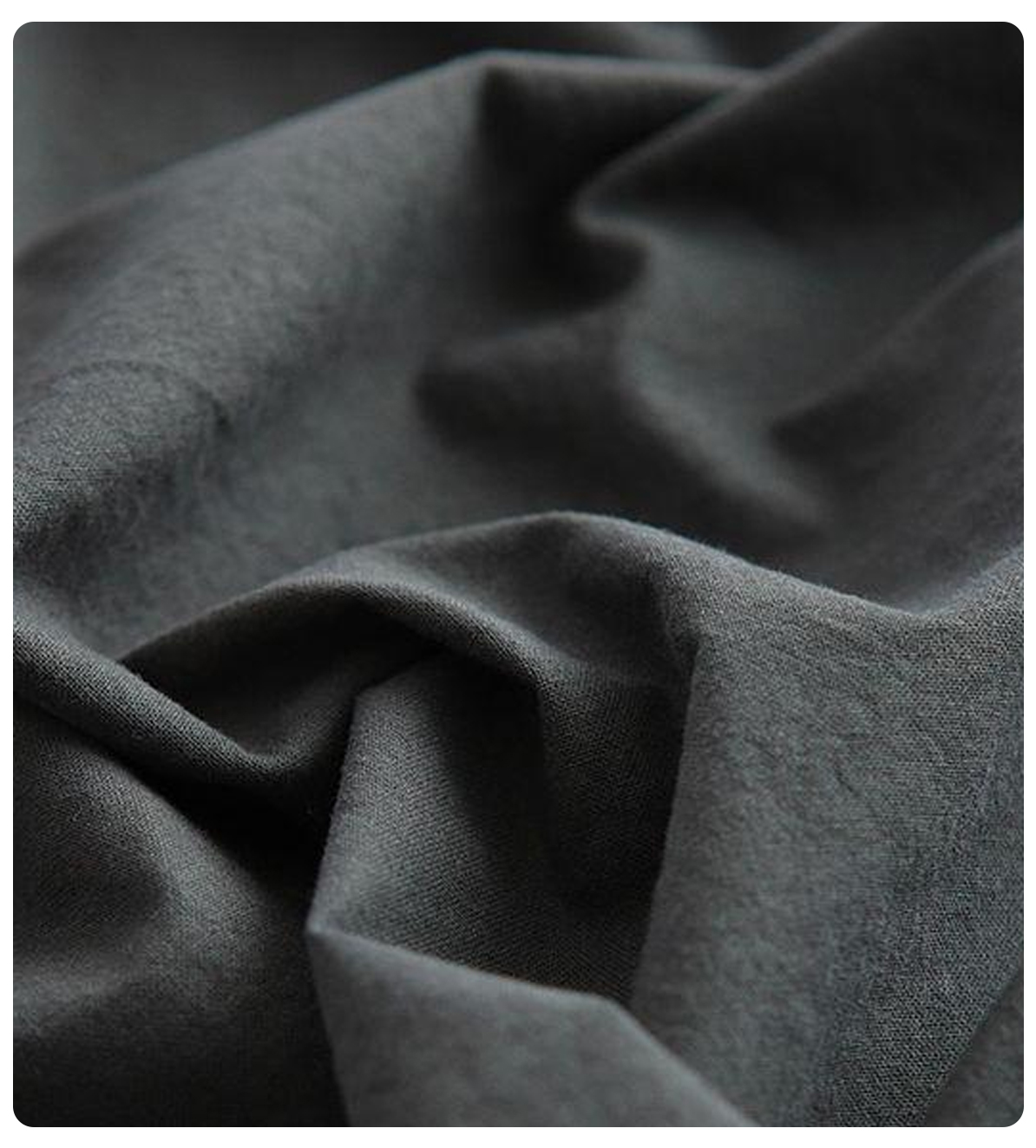 Bio washed cotton fabric with smooth surface