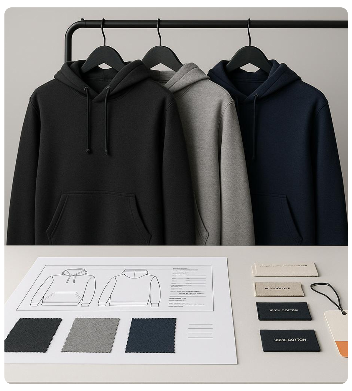Private label clothing manufacturing for startup brands