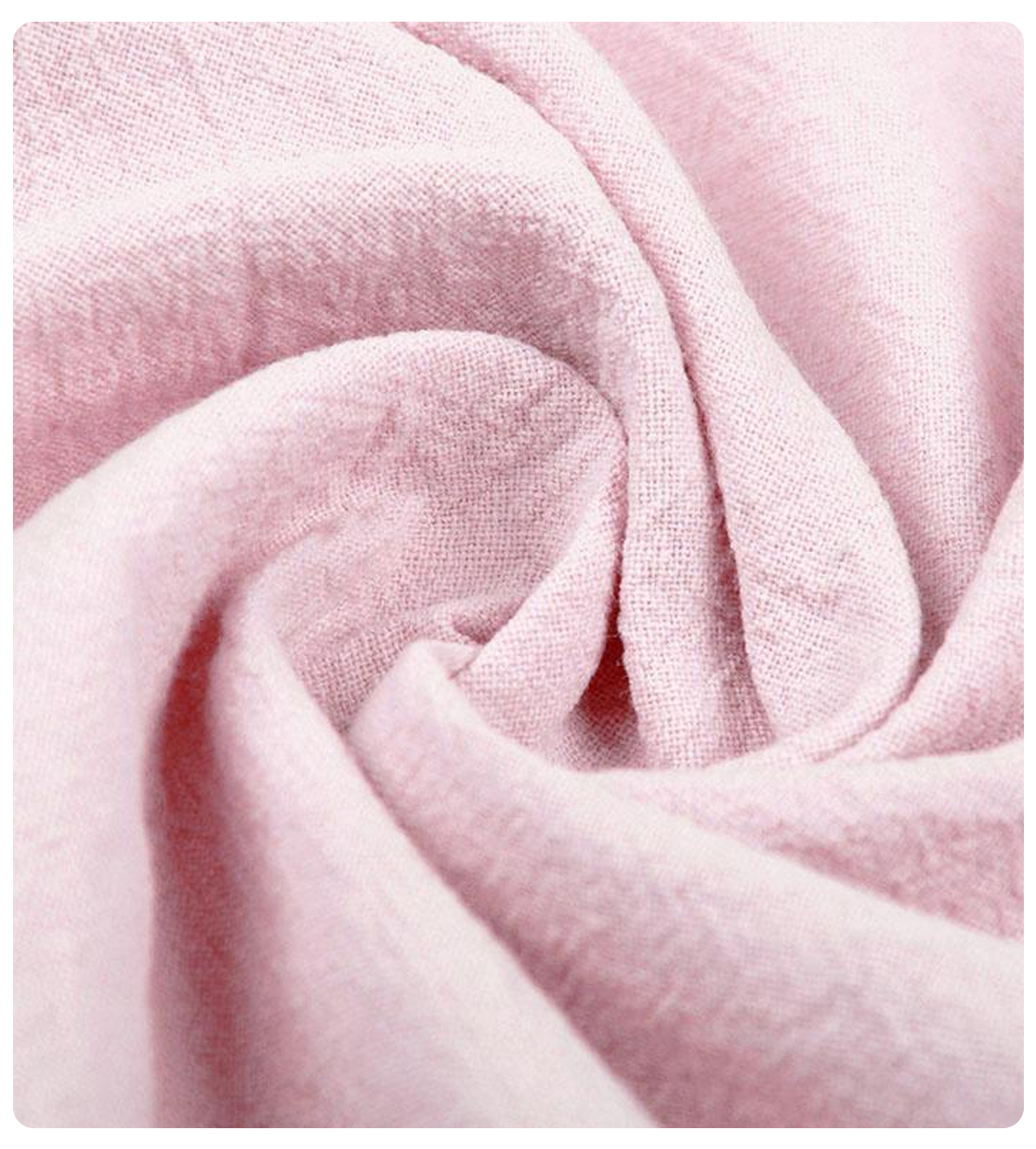 Softener washed cotton fabric finish